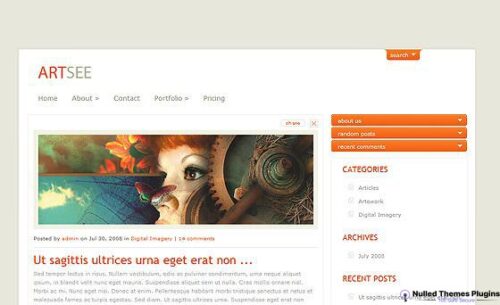 Elegant Themes ArtSee WordPress Theme 5.0.13