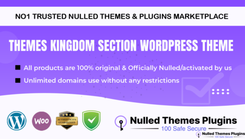 Themes Kingdom Section WordPress Theme