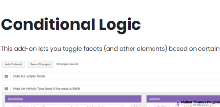 FacetWP – Conditional Logic 1.4