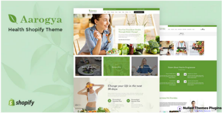 Aarogya | Healthcare Nutrition and Wellness Shopify Theme