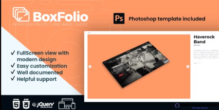 BoxFolio | Project, Portfolio and Image Slider Plugin
