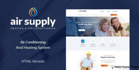 Air Conditioning and Heating Services Site Template