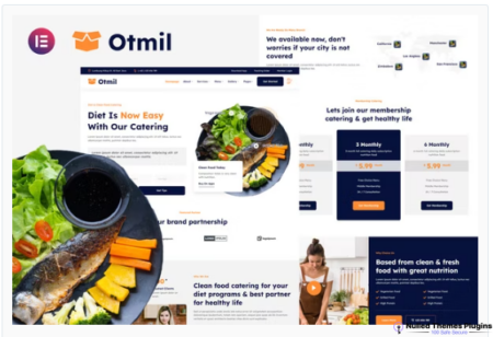 Otmil – Diet & Clean Food Catering Services Elementor Template Kit