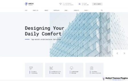 Arch – Architecture Multipage HTML Website Template