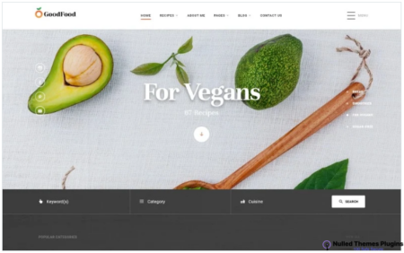 GoodFood – Restaurant Clean Multipage HTML5 Website Template
