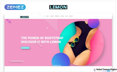 Lemon – Design Company Responsive HTML Website Template