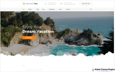 Discovery Tour – Travel Multipage Clean HTML Website Template